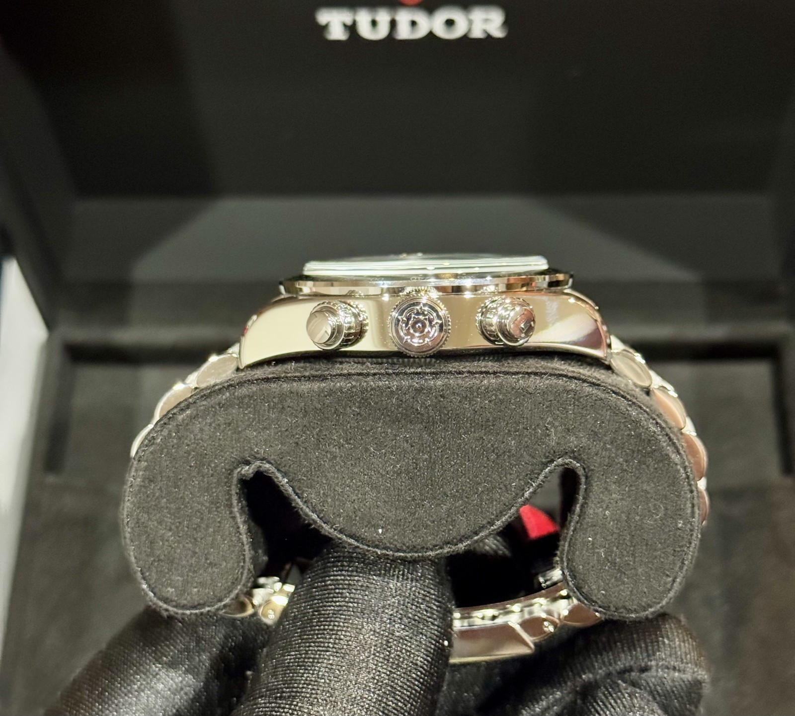 Tudor Black Bay Chrono 79360N 41mm Turquoise “Flamingo Blue” Auto Full Set