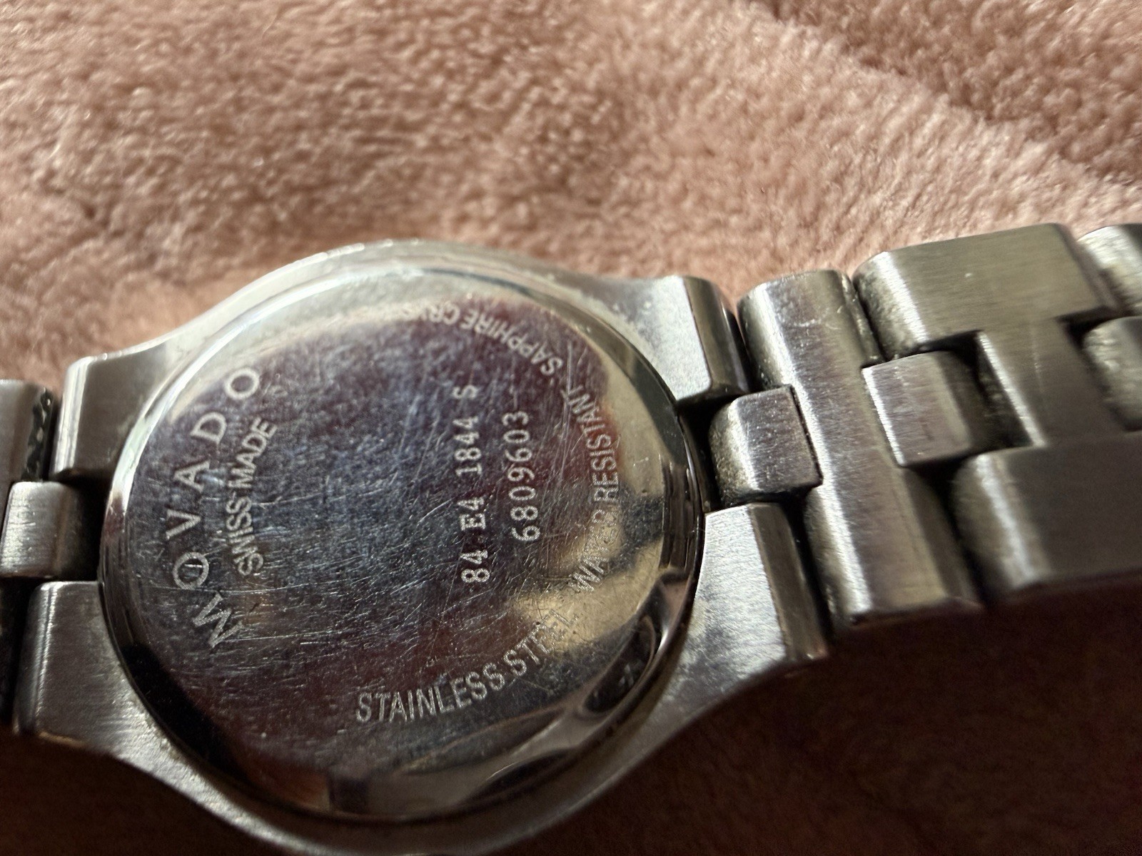 Movado Museum Swiss Made Women’s Quartz Watch Black Dial Silver Bracelet