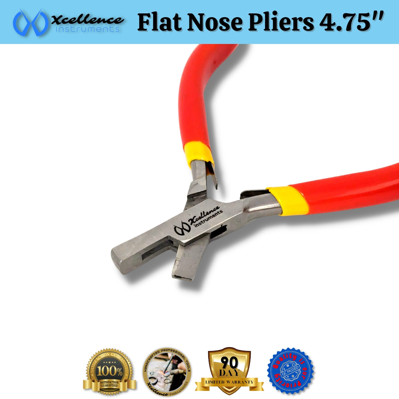 Xcellence Leather & Rubber Watch Strap Notching Pliers Repair Tools 5.25″ Red