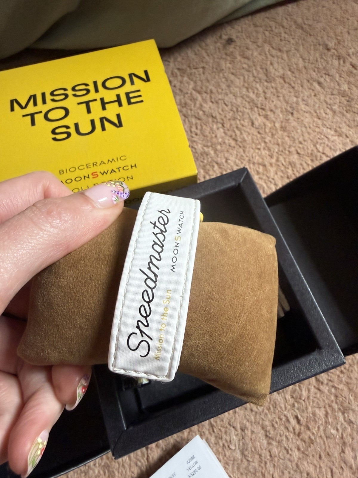 OMEGA x Swatch MoonSwatch Mission to the Sun Chronograph Quartz Box & Manual