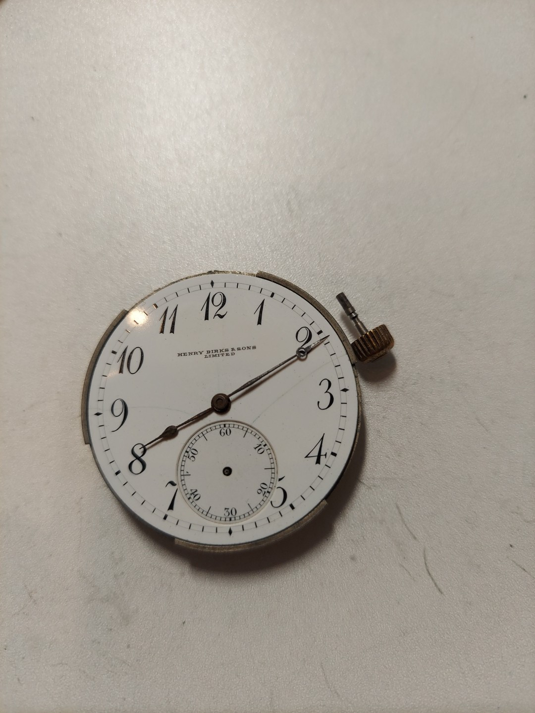 Henry Birks And Soon For Birks-downing 19 Jewels Swiss Mens Pocket Watch…