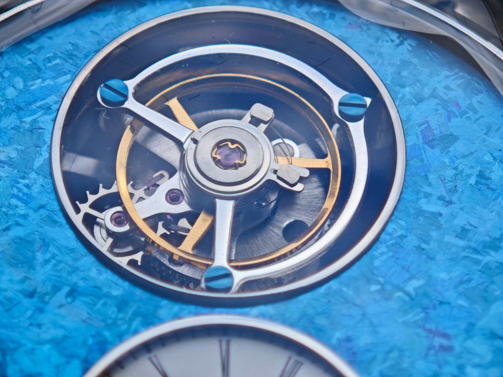 Mercury Tourbillon Watch Ice Flower Dial, EU Warehouse, Express Shipping