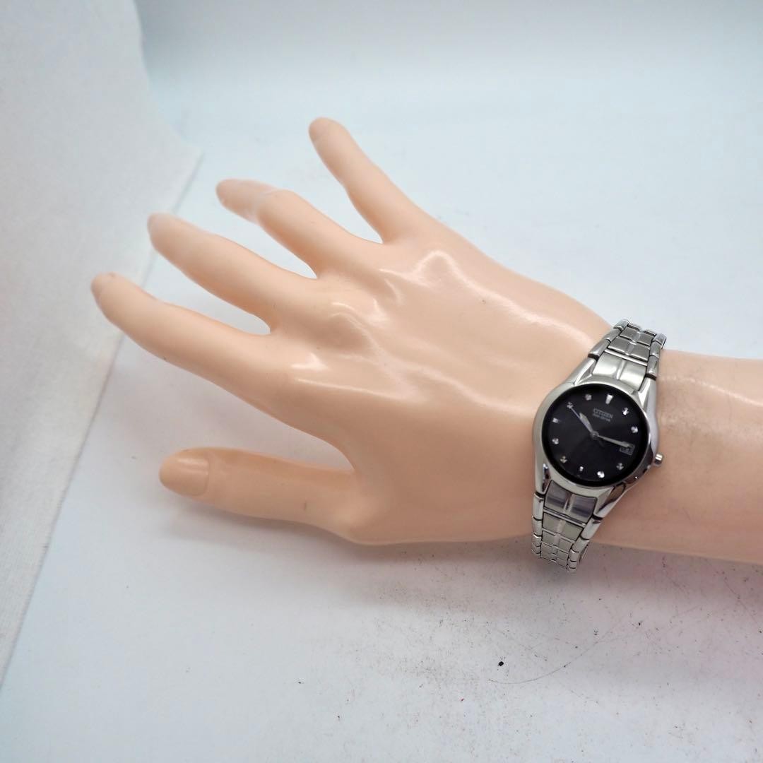 291 Working CITIZEN Watch Ladies Solar Eco Drive Black
