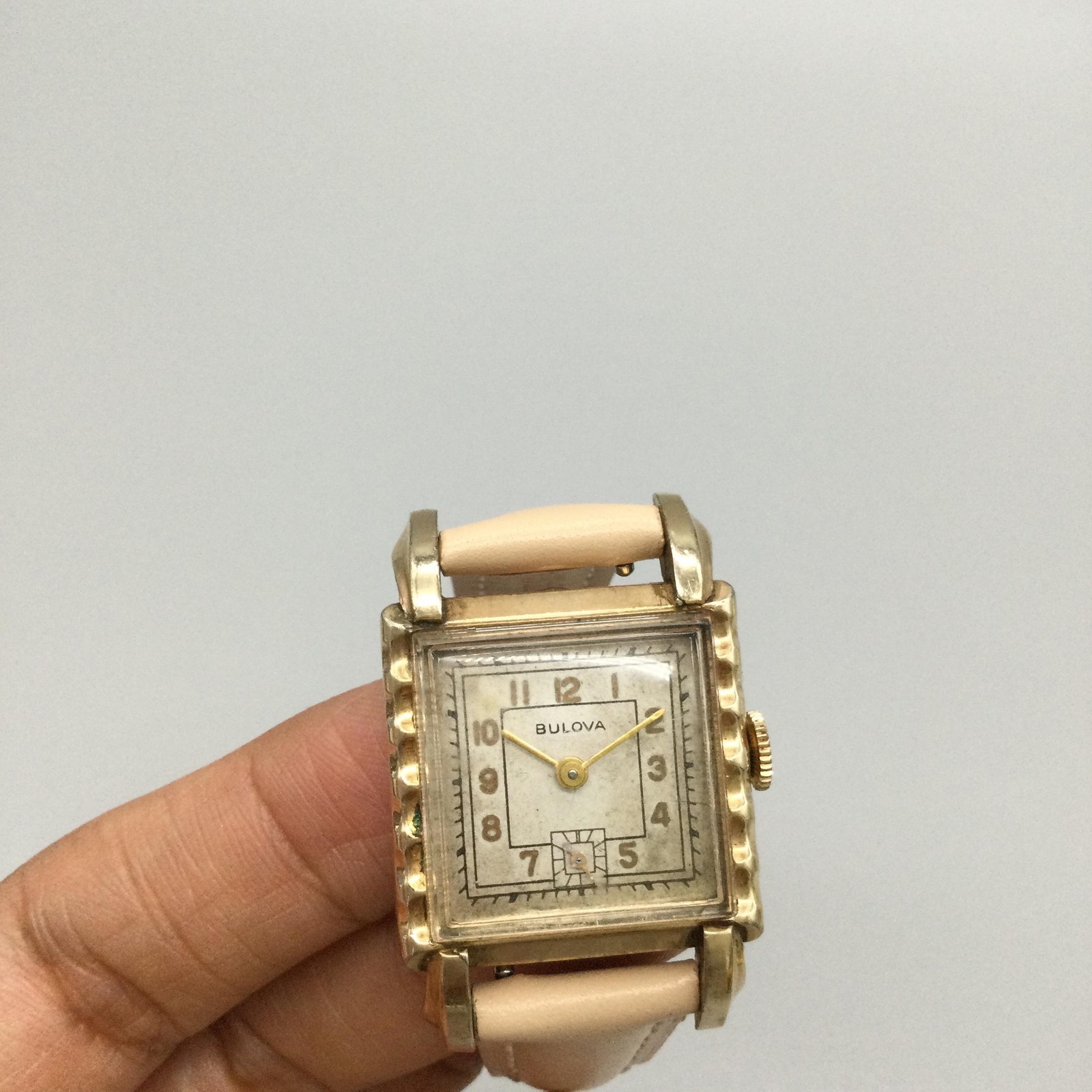 Vintage Bulova His Excellency Womens Watch 25mm 10L RPG Manual Leather Strap