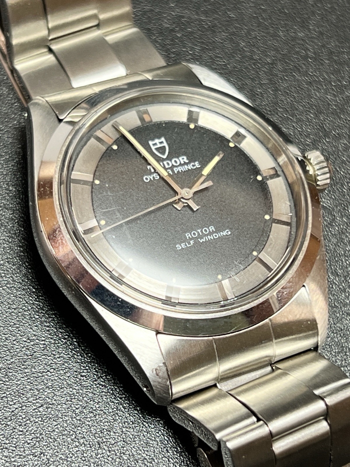 Tudor Oyster Prince watch ref. 9020/0 Transitional Tuxedo Dial – 1970s