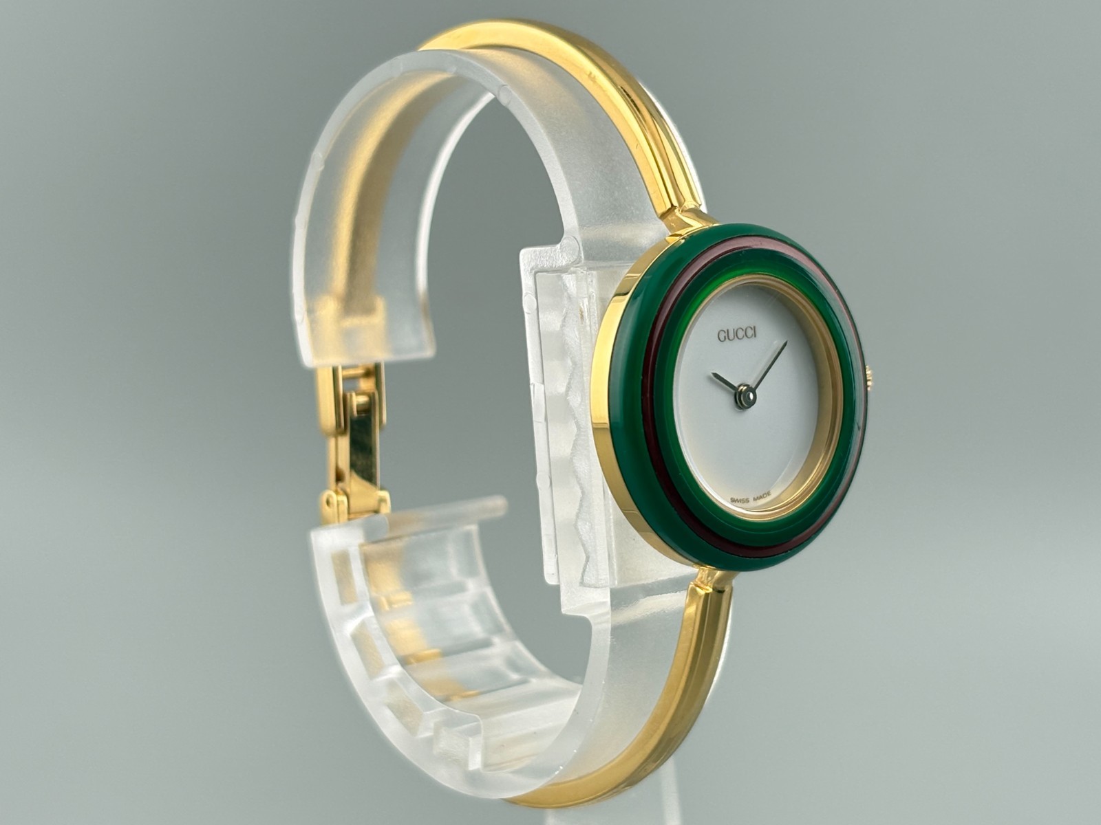 [NEAE MINT W/Full Set] Gucci Change Bezel 11/12 Women Watch Gold 12 Colors