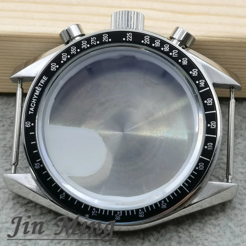 High Quality VK63 case 39.7mm moonswatch metal case chronograph case bezel,VK63