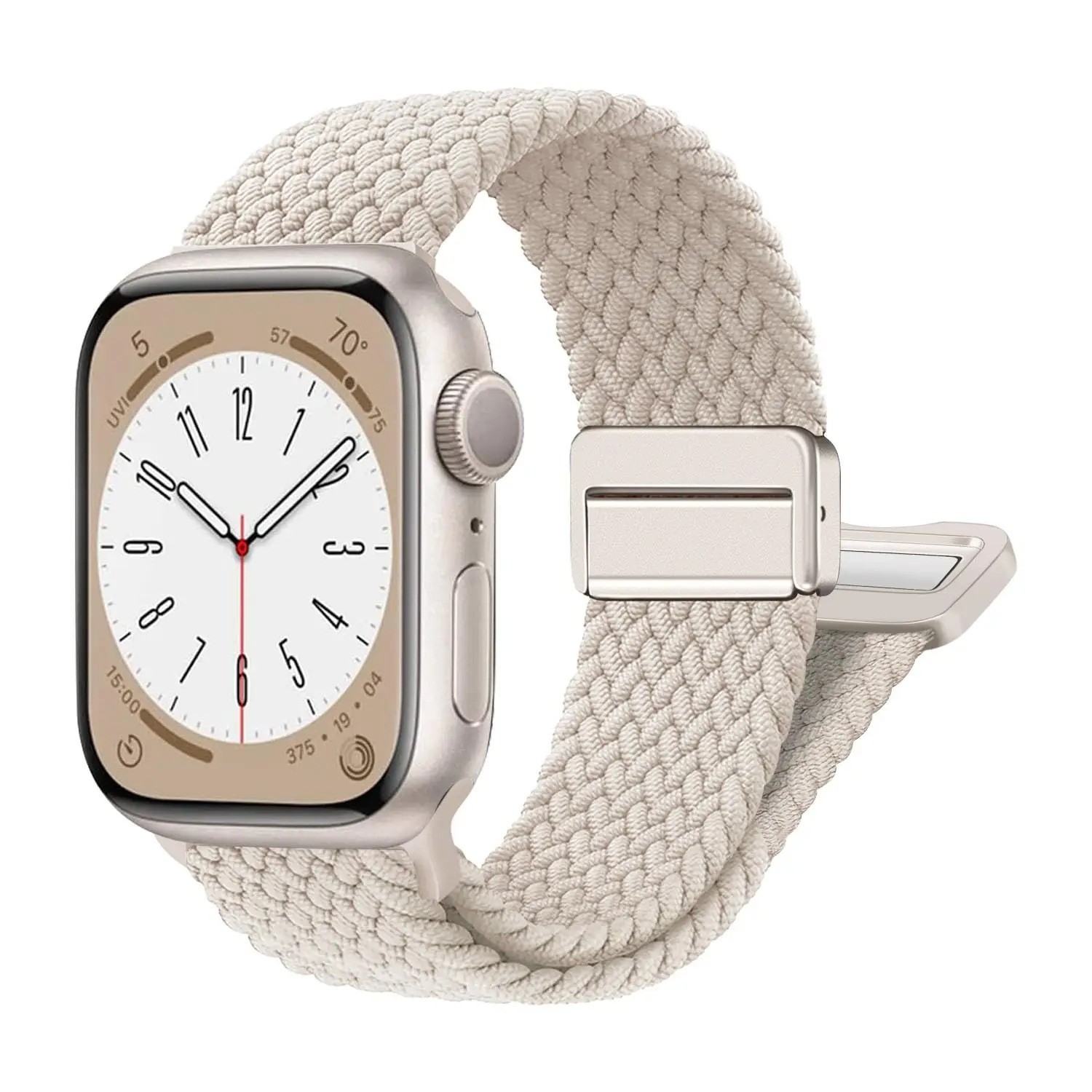 Braided Magnetic Watch Band Strap 38-49mm Bracelet Smartwatch Sport
