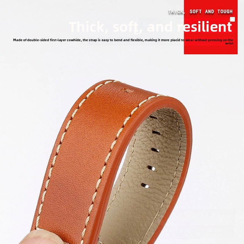 For Hamilton Khaki Field H70555533 H70455733 Genuine Leather Watch Strap 20 22mm