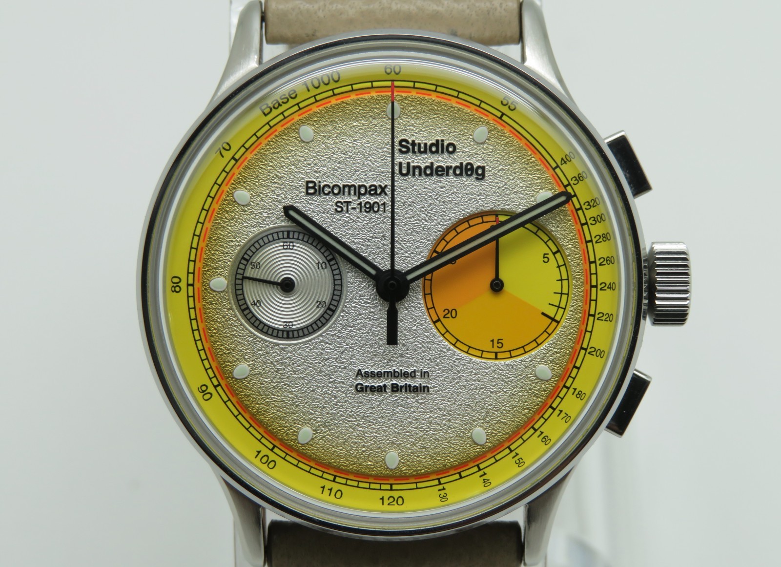 Wristcheck x Studio Underd0g Fried Egg 01FEBE LTD Men’s 39mm Wristwatch