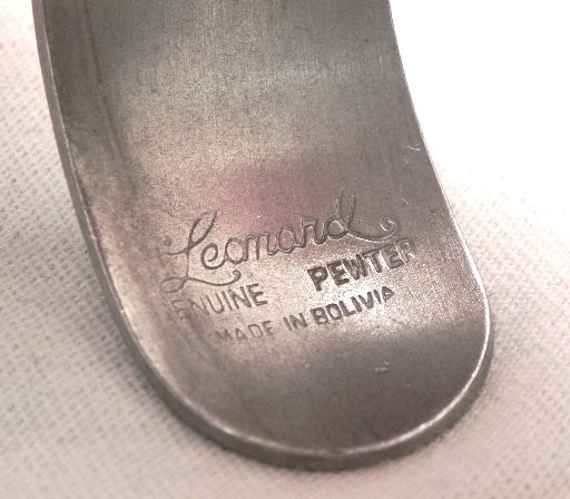 Vintage Leonard Genuine Pewter Open Cuff Bracelet Cosmos Flower Bolivia