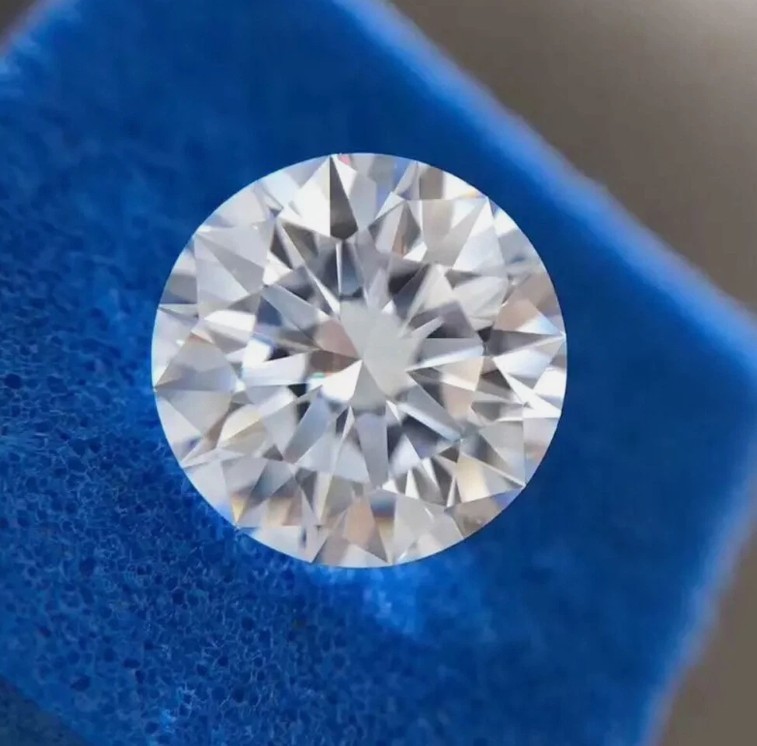 3 Pcs Lot Certified Loose CVD Diamond 2.50 mm IF Clarity Round D Color