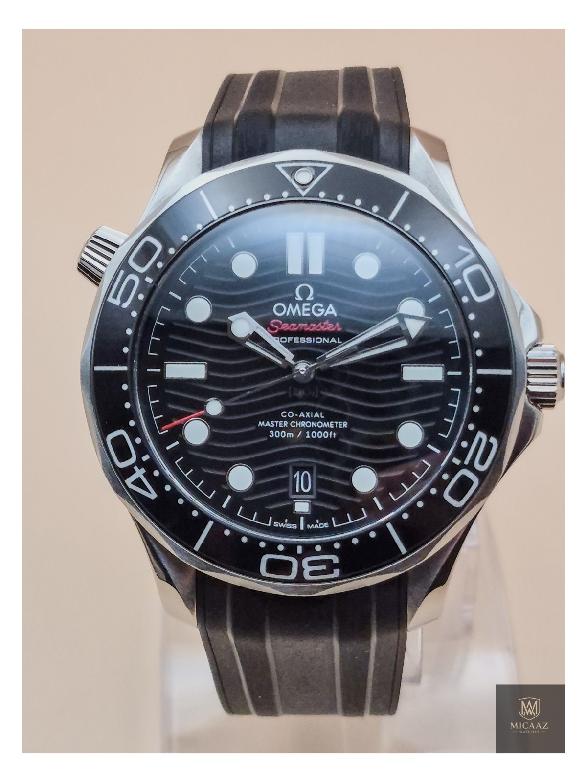 2021 – Omega Seamaster Black 42mm 210.32.42.20.01.001 – Full Set – Excellent