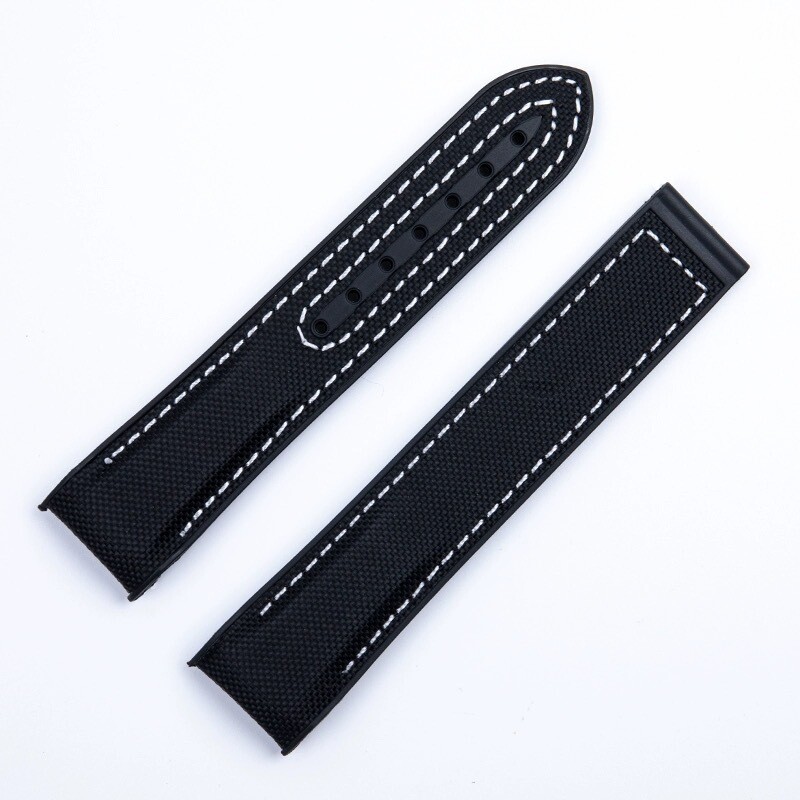 High Quality Nylon Rubber Watch Band Strap for Omega New Seamaster 300 20/22mm