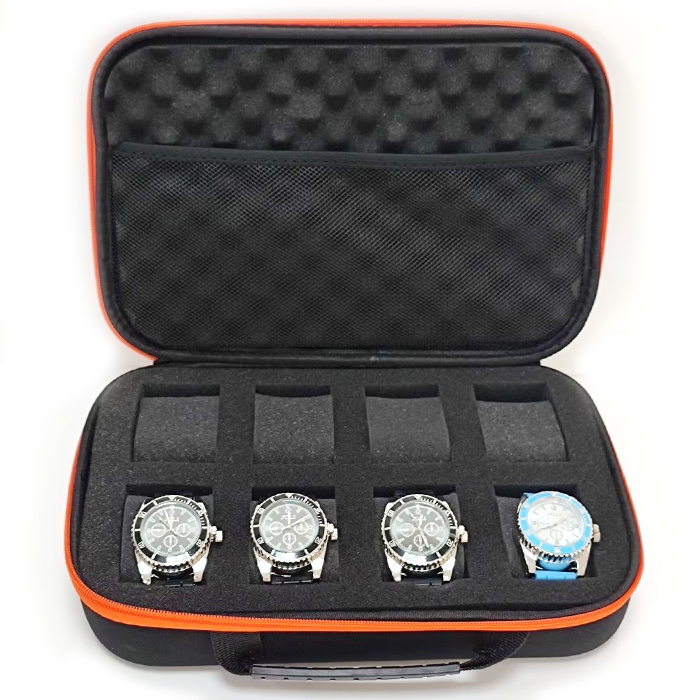Watch Bag 8Slot Watches Storage Box Shock Protection Wristwatch Display Case