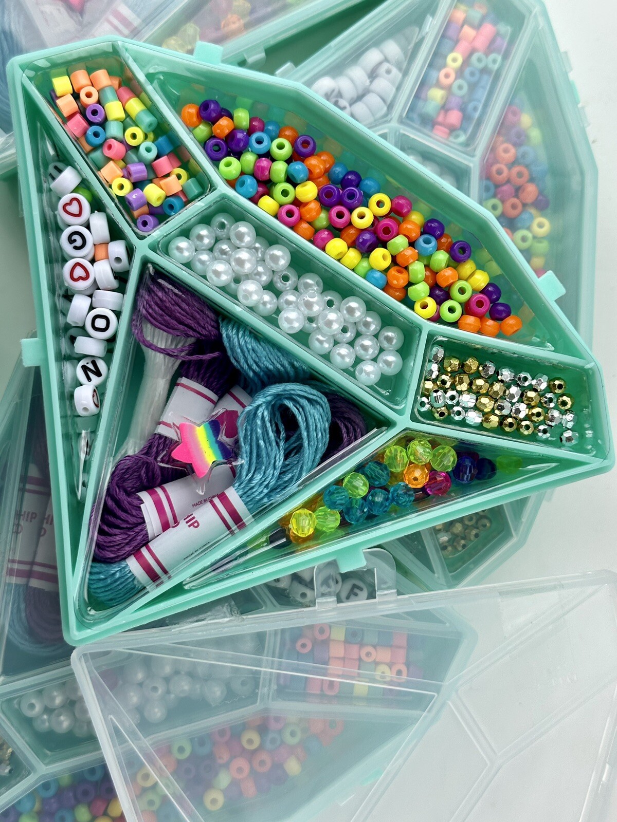 NWT Gemstone Jewelry 1 case Mine 2 Design You can Make 10 bracelets & more