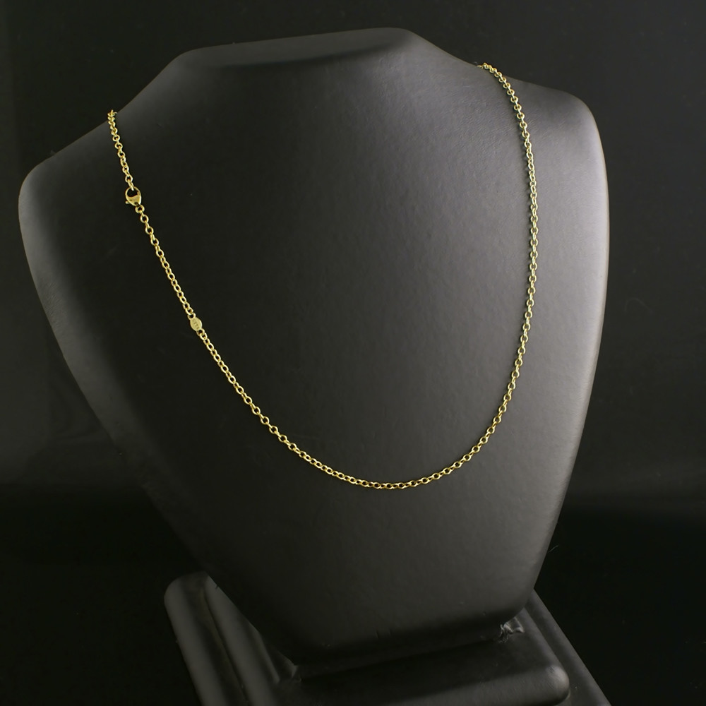 Georg Jensen Gilded Silver Anchor Chain 38 cm./ 15″