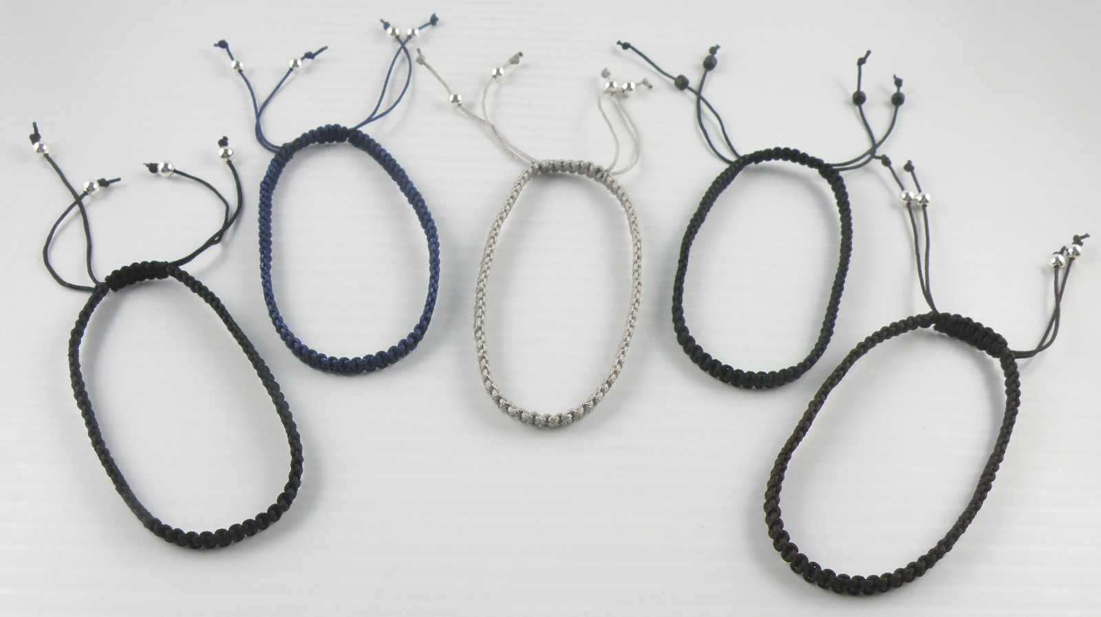 Handmade Macrame Art Knotted Cord Bracelet Adjustable Closing Unisex