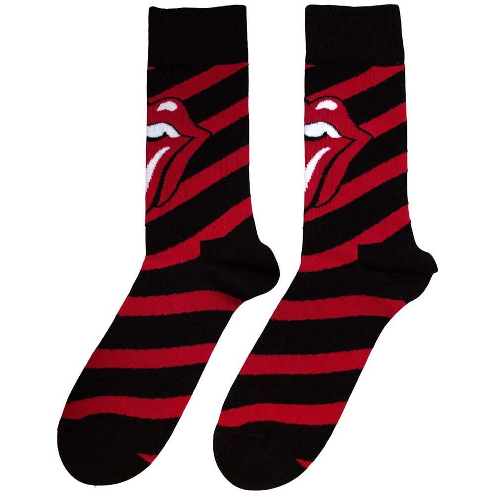 Rock Off officially licensed products The Rolling Stones Stripes Small, Black