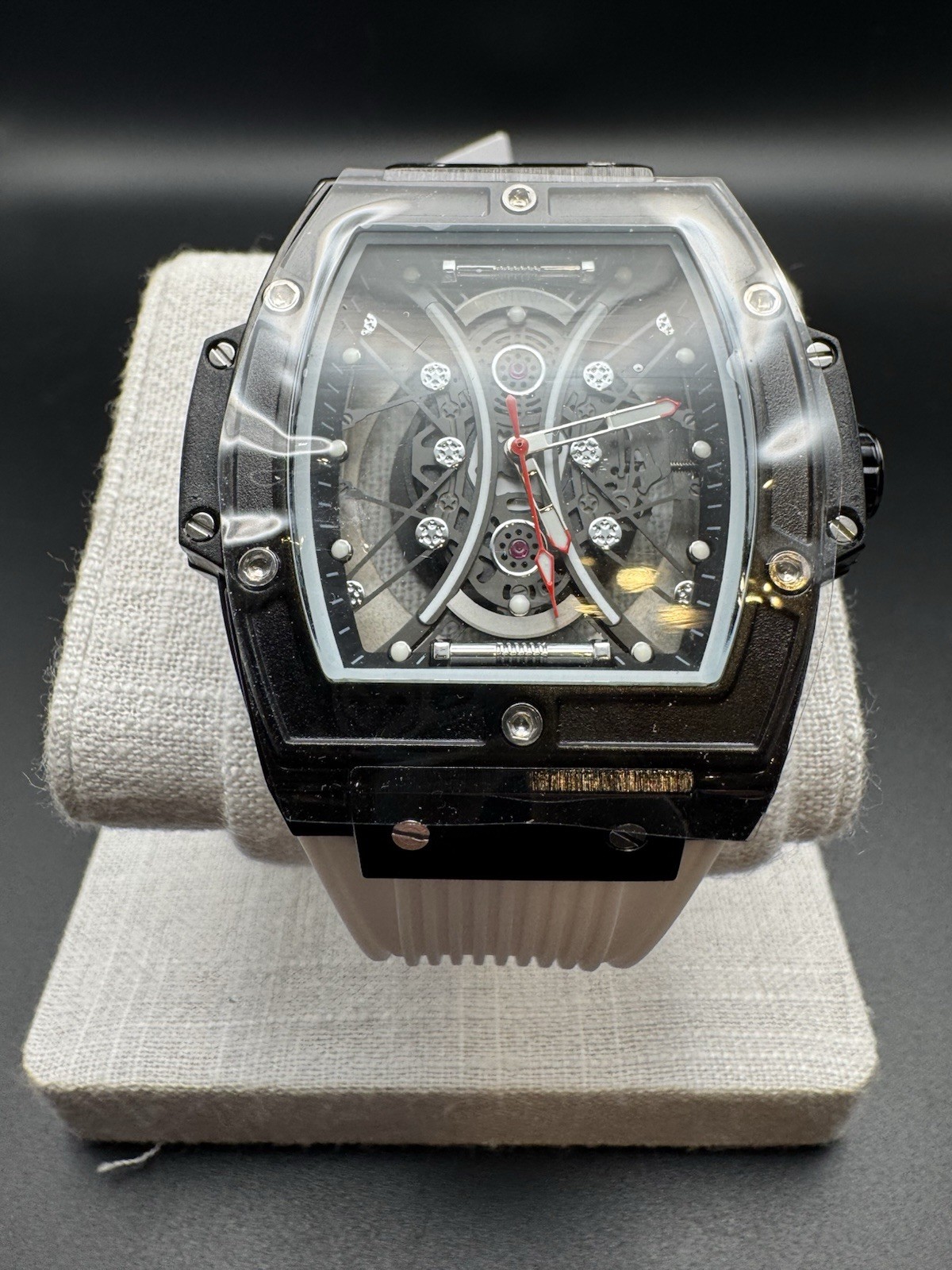 Invicta S1 Rally 69844 Skeleton Watch White Strap + Racing Presentation Box