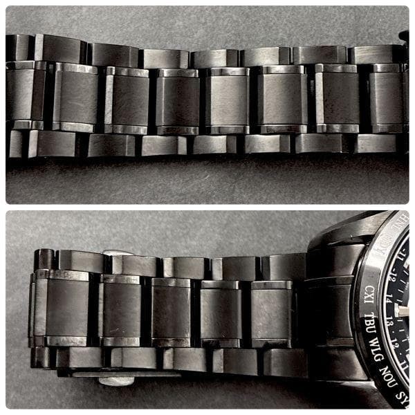 SEIKO Astron SBXB049 8X53 GPS Solar Titanium 46mm Wrist 20.5cm Black Watch