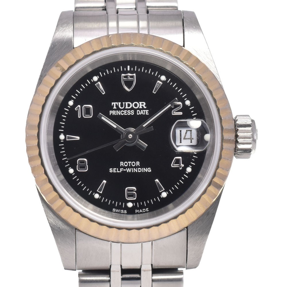 TUDOR Princess Oyster Date 92414 WG Bezel Automatic Ladies Watch G#146751