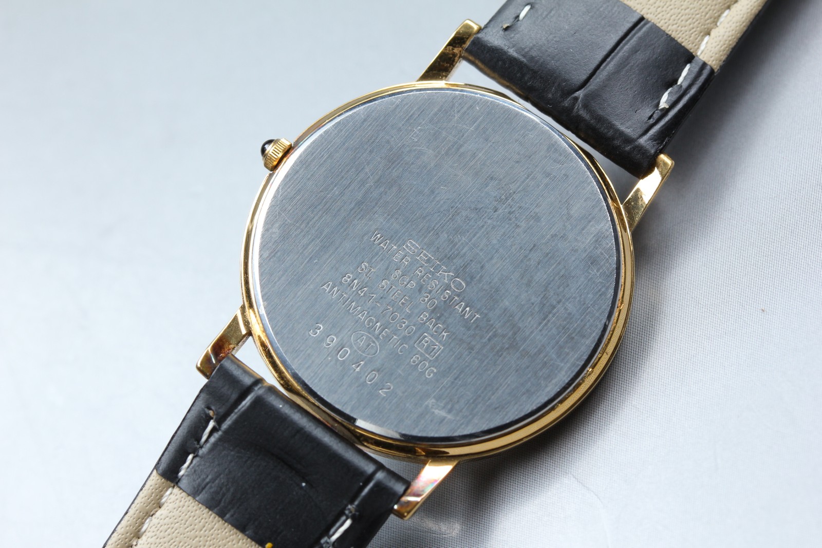 [Near MINT] SEIKO Dolce 8N41-7030 32mm White Dial Quartz Men’s Vintage Watch