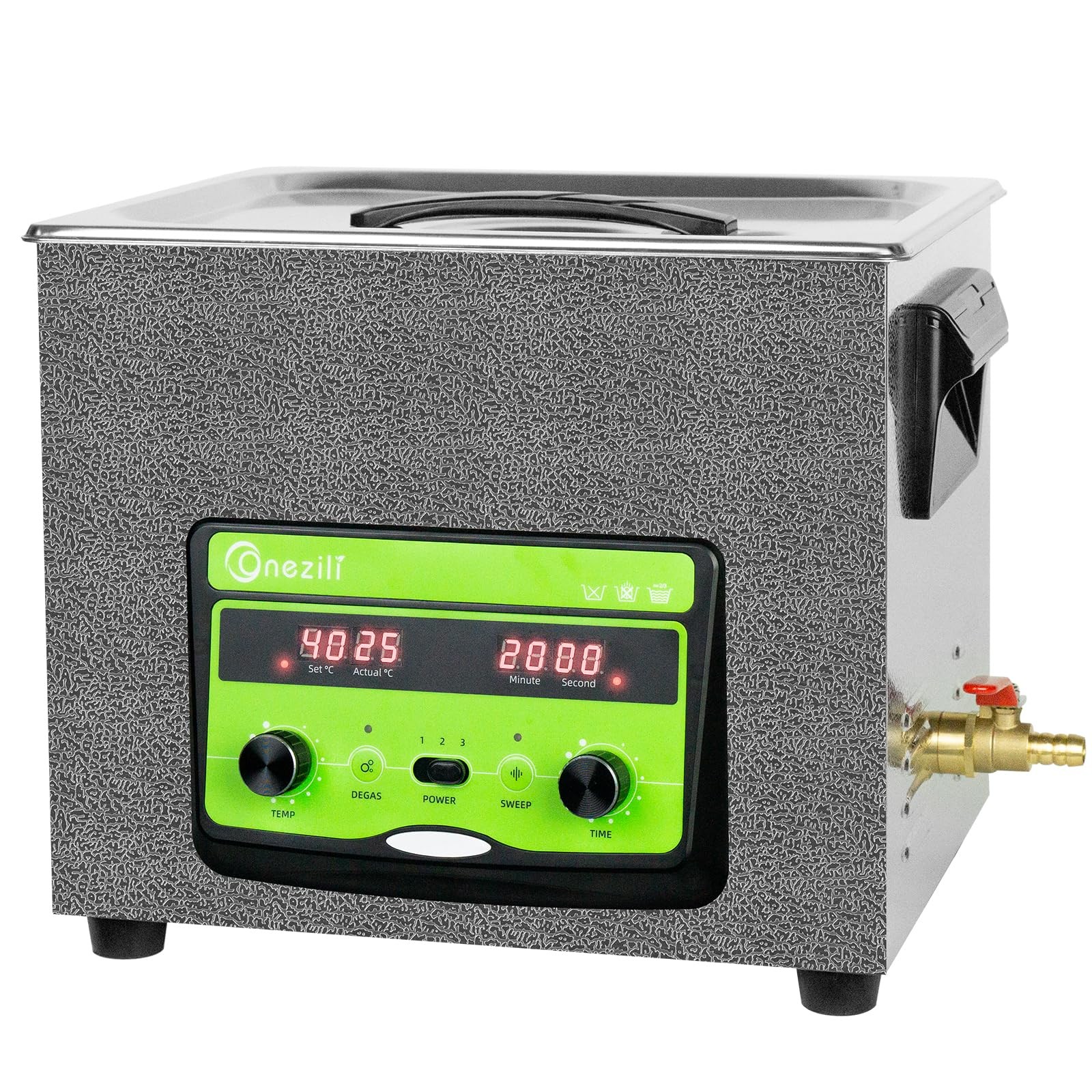 Ultrasonic Cleaner 10L, 240W Ultrasonic Parts Cleaner with Adjustable Power, …