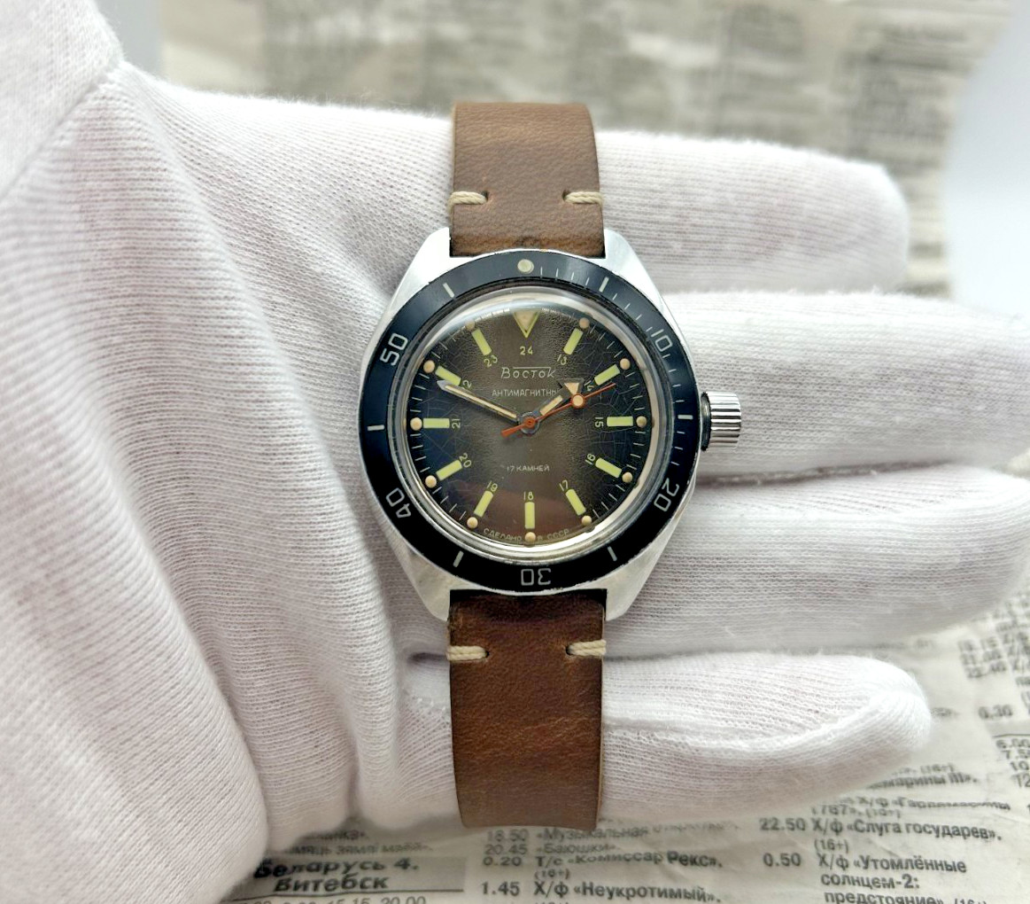 Rare Vintage Vostok Amphibia “Sniper” (Снайпер) Antimagnetic Watch | USSR
