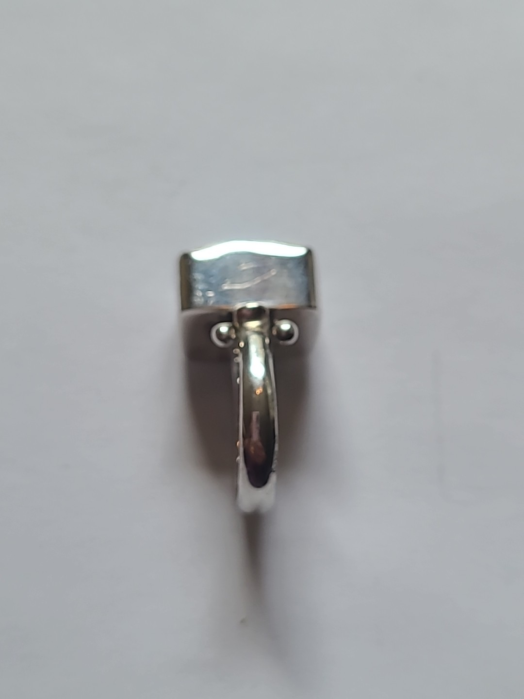 Stunning Sajen Sterling Silver Faceted Blue Ocean Quartz Gemstone Ring Size 6.5