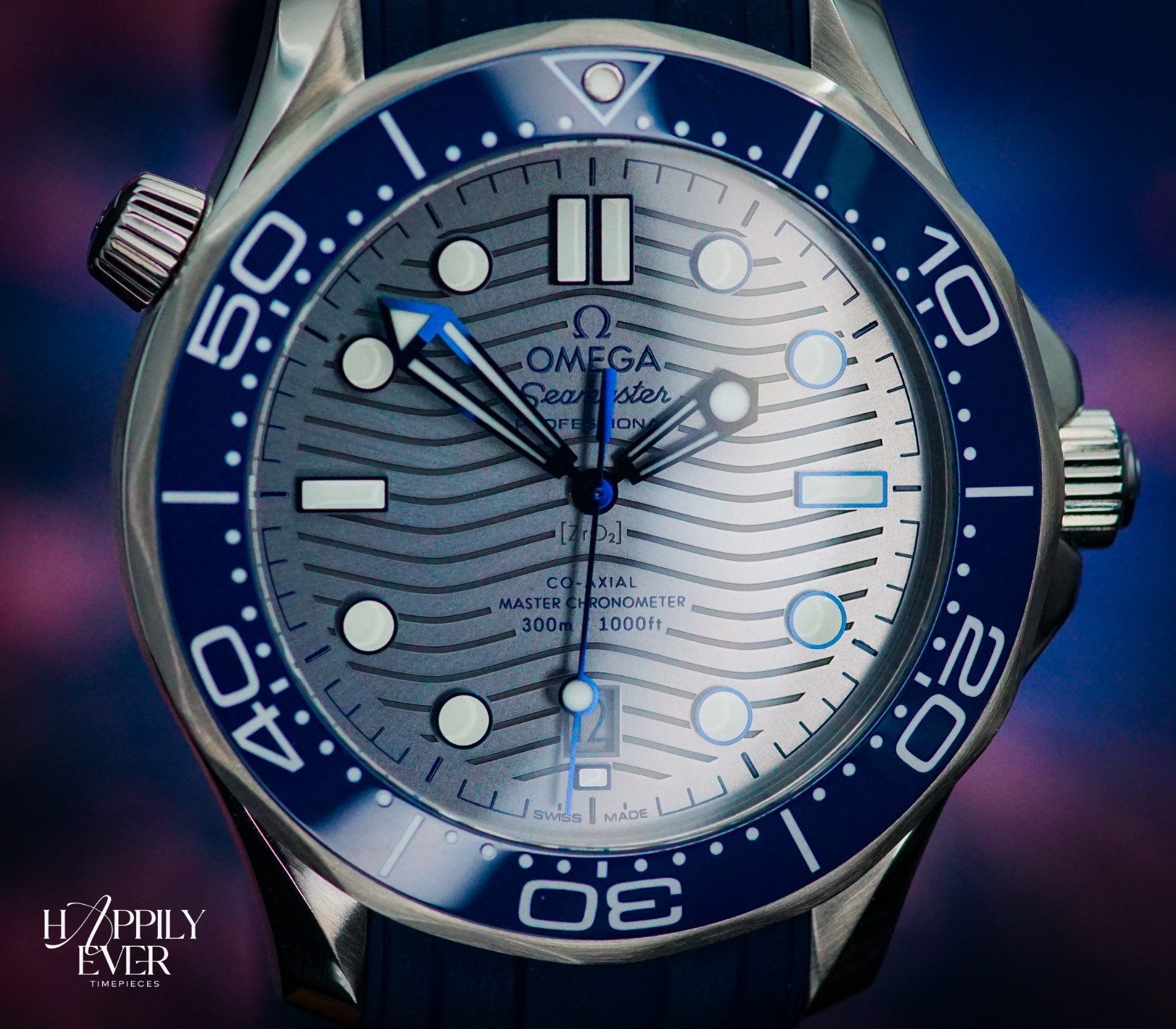 2023 OMEGA Seamaster Diver “Grey Wave” 300M 210.32.42.20.06.001 Full Set