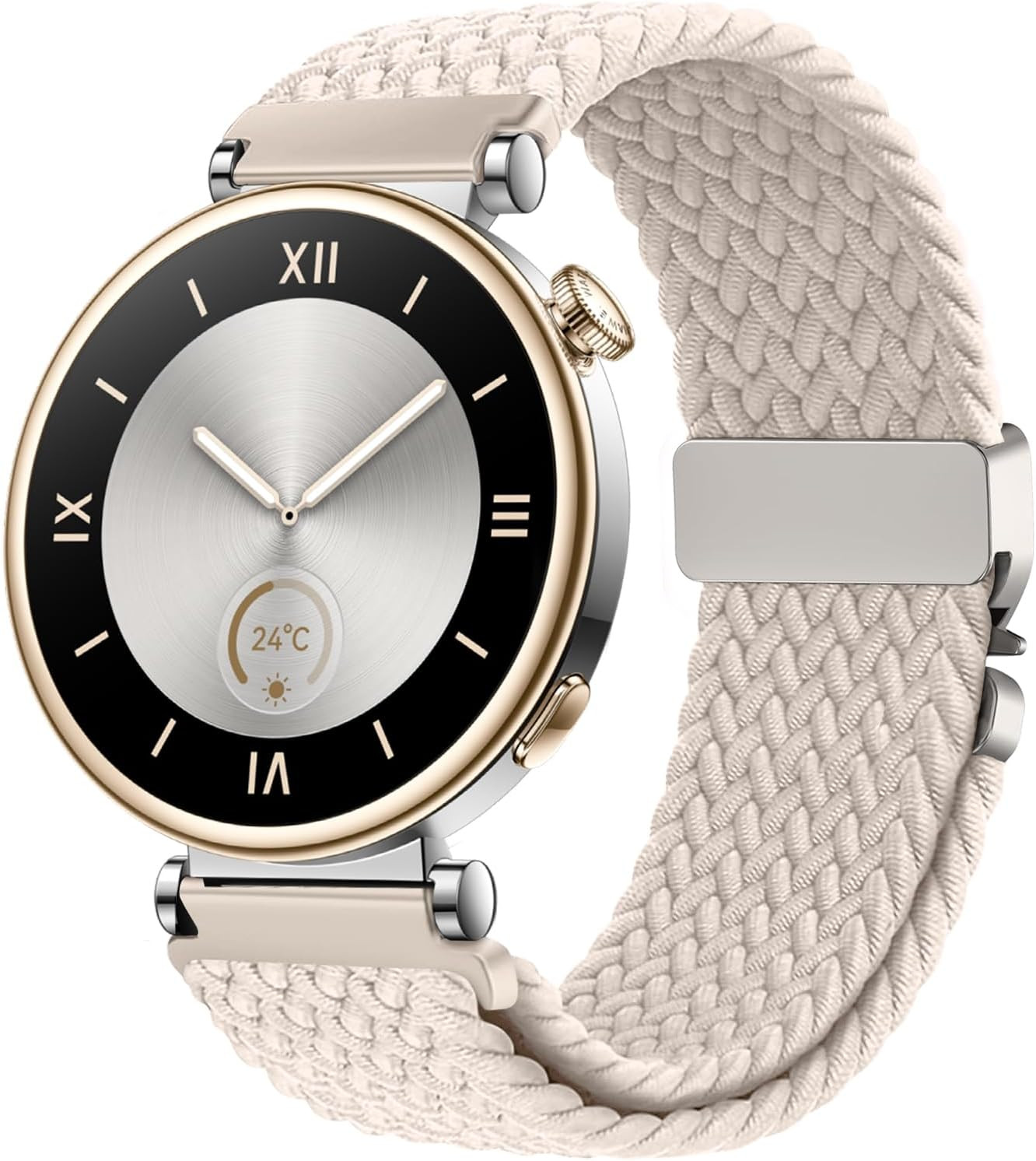 18mm Braided Bands for Garmin Venu 3S 2S/Venu 4 41mm/Vivoactive 4S/Vivomove 3S/F