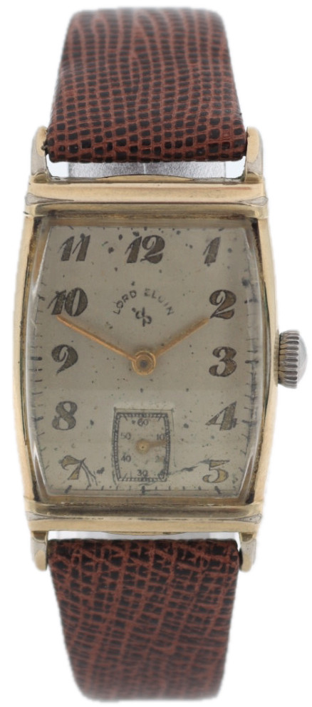 Vintage Lord Elgin Dura-power Men’s Mechanical Wristwatch 559 USA 14k GF