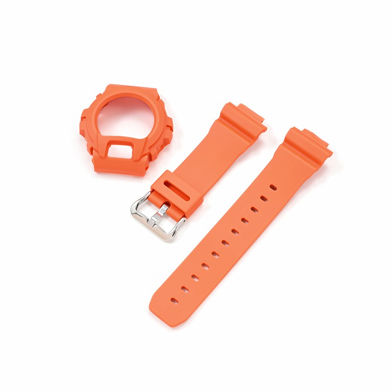 Case + Strap for Casio DW-6900/6600/6930 TPU Resin Watch Band Bracelet Shell