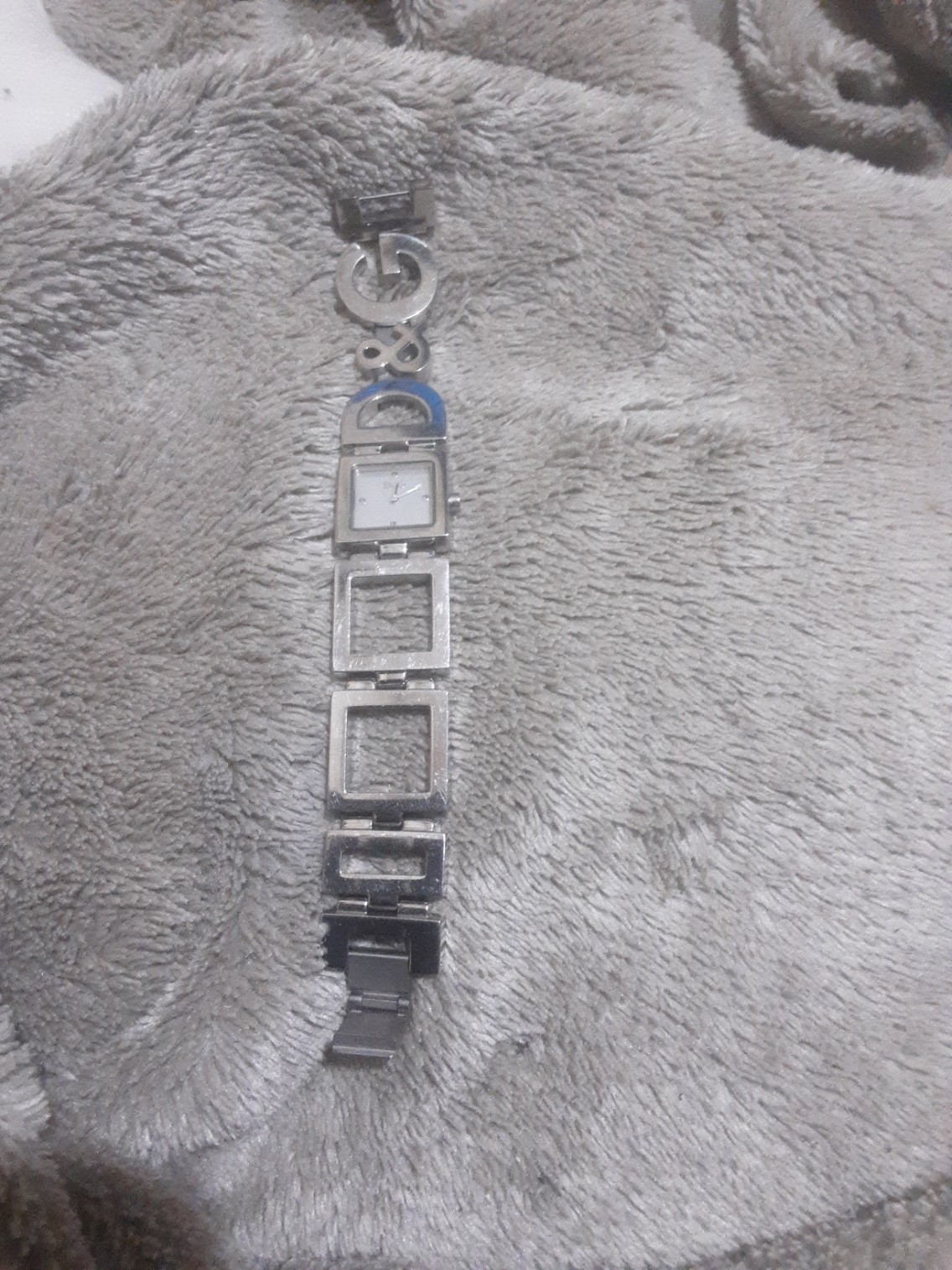 2024 D&G Stainless Steel Watch 20×22mm Working New Battery No Box 17cm