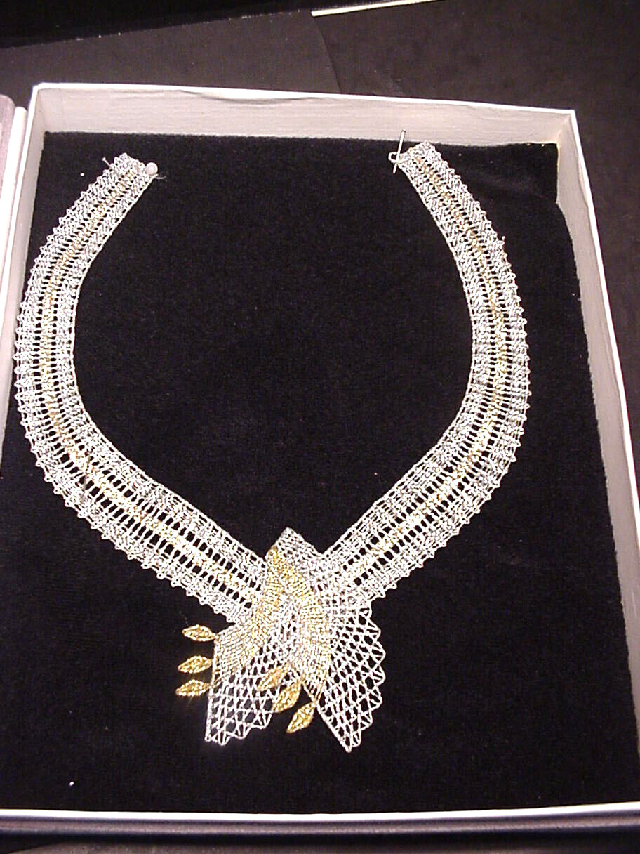 Vlasta Wasserbauerova Original Woven Necklace w/ Optional Pendant Czech