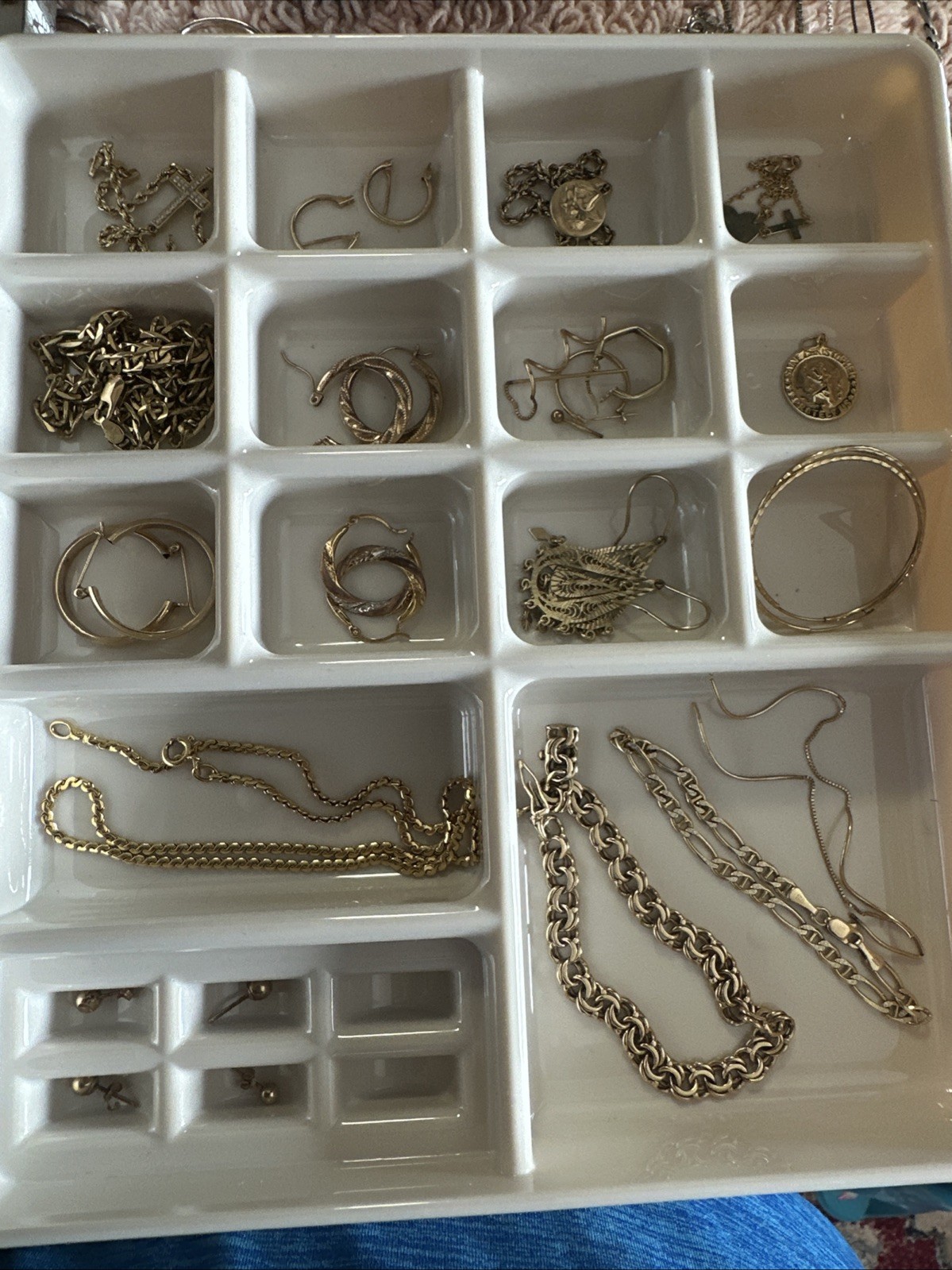 Huge 14k And 10k Gold Jewelry Lot For Resellers