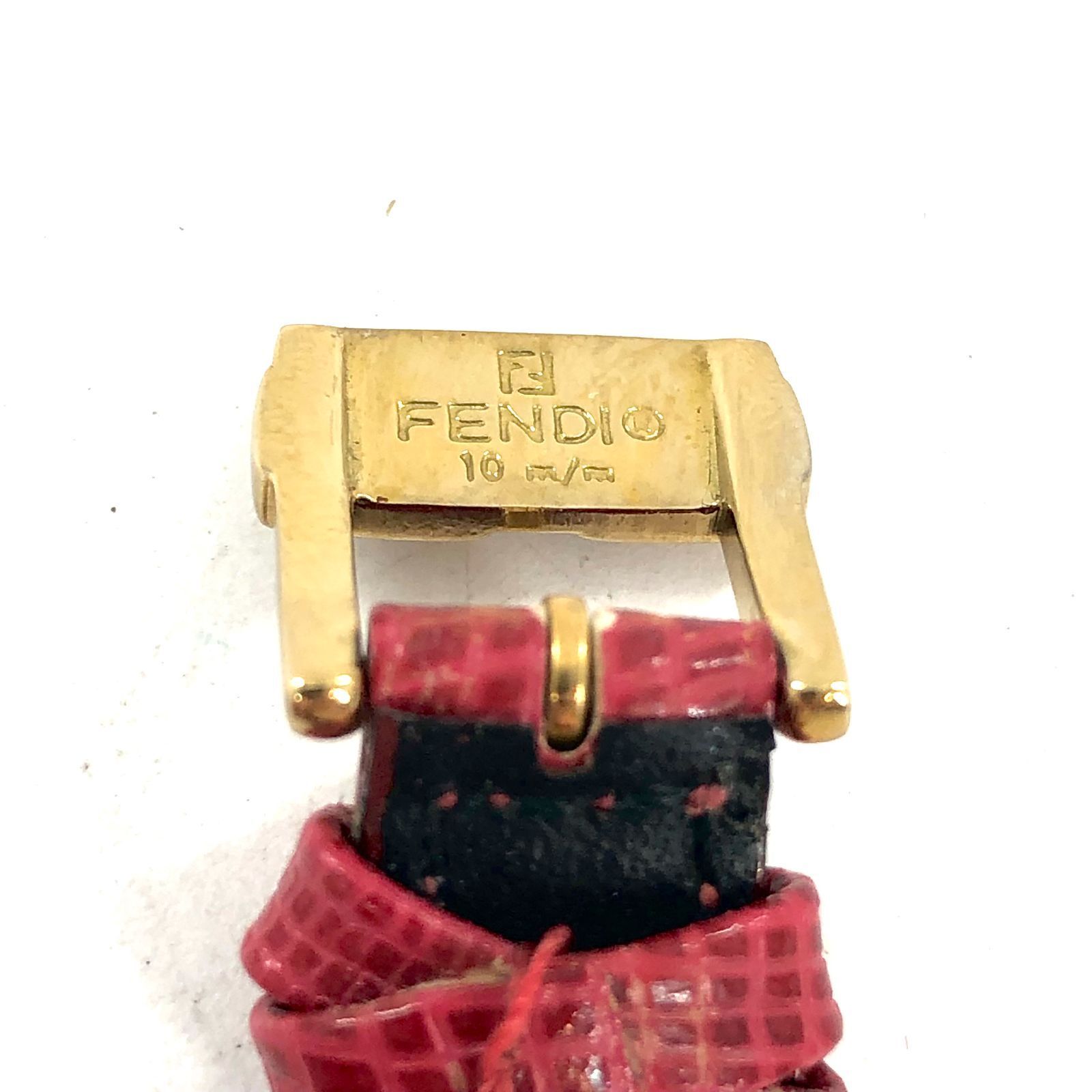 FENDI Chameleon 640L Quartz Women Watch Gold 24mm Swiss Made JAPAN Working Japan
