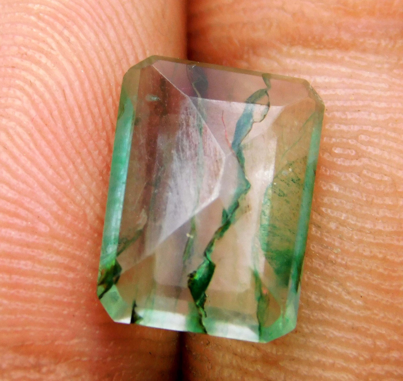 Certified Natural Colombian Green Emerald 3.00 Ct Emerald Cut Loose Gemstone