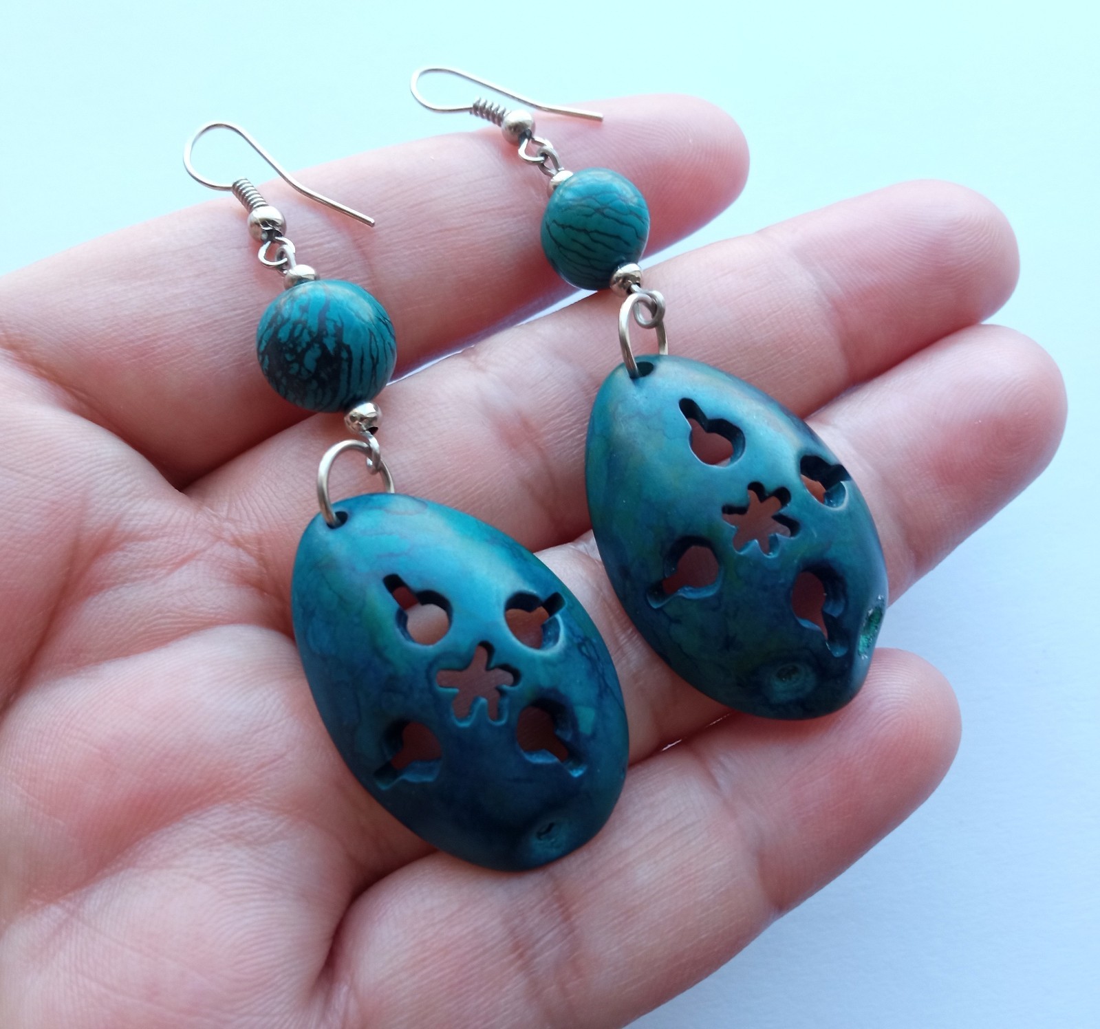 ✨Wholesale 20 Pairs Peruvian Jewelry Amazon Seed Earrings Handmade Boho Style✨