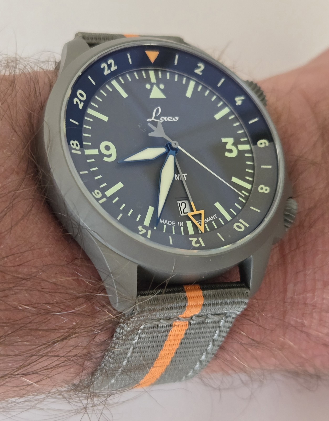 Laco Frankfurt GMT Grau Automatic Men’s 43mm Watch