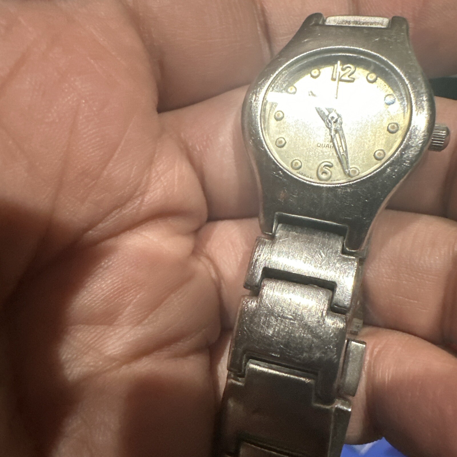 Working* Bijoux Terner Womens watch Silver Toned Quartz Watch New Battery !