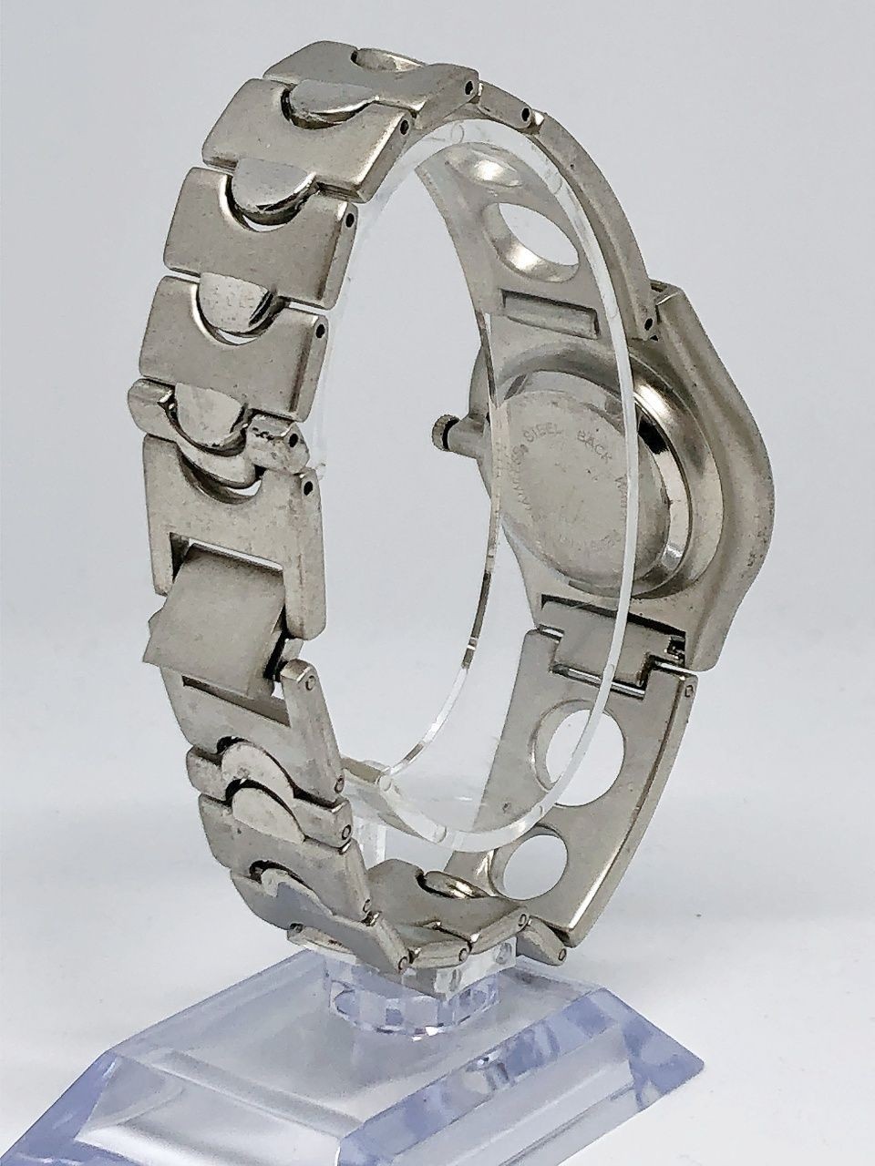 Calvin Klein Watch Ladies 3 Hands Dial Blue New Working Item