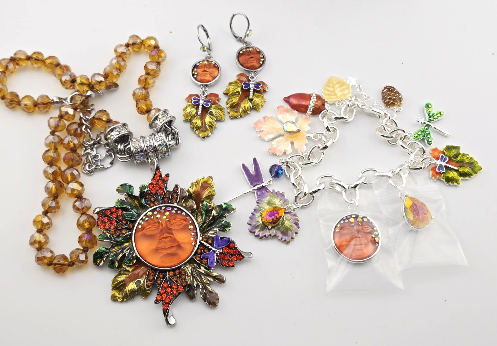 KIRKS FOLLY AUTUMN GODDESS 25MM SEAVIEW MOON ENHANCER 5 Pc Set ST #153