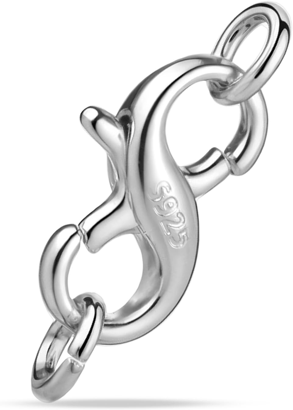 Lobster Clasp Necklace Bracelet Extender 925 Sterling Silver Connector Claw New