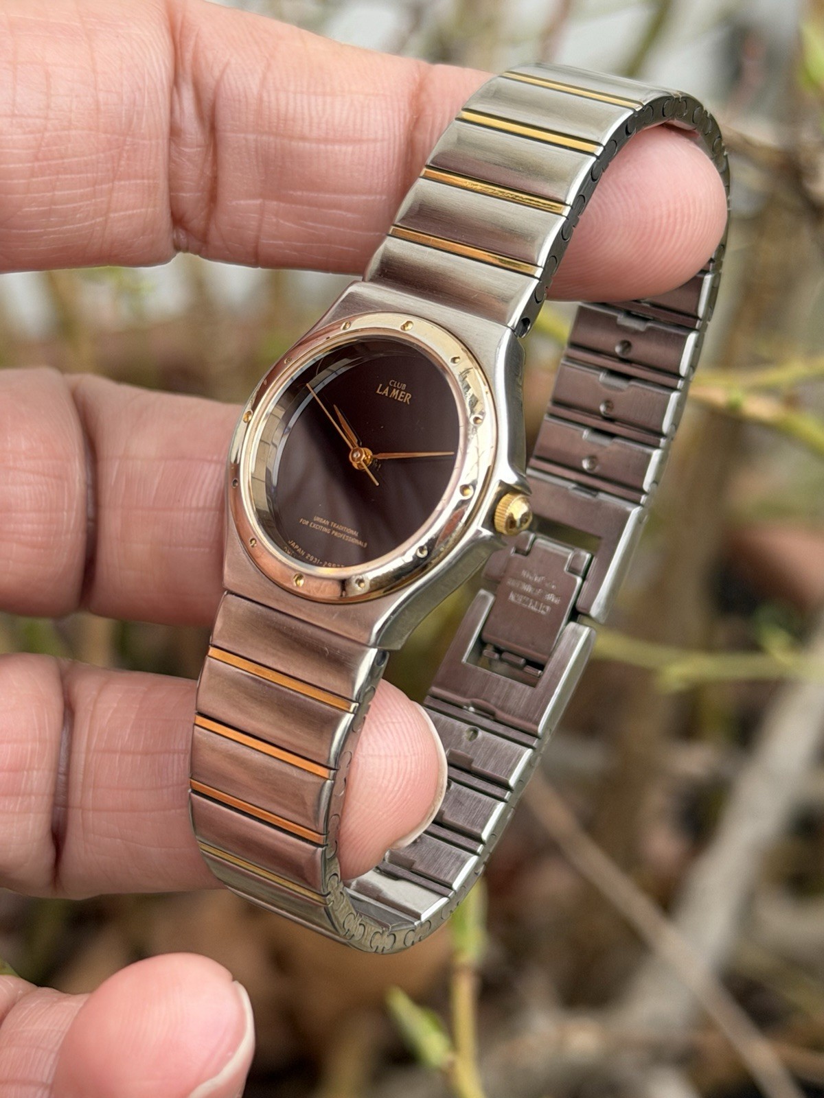 Vtg 1987 Citizen Club La Mer 2931-295650 Two-Tone Women’s Watch
