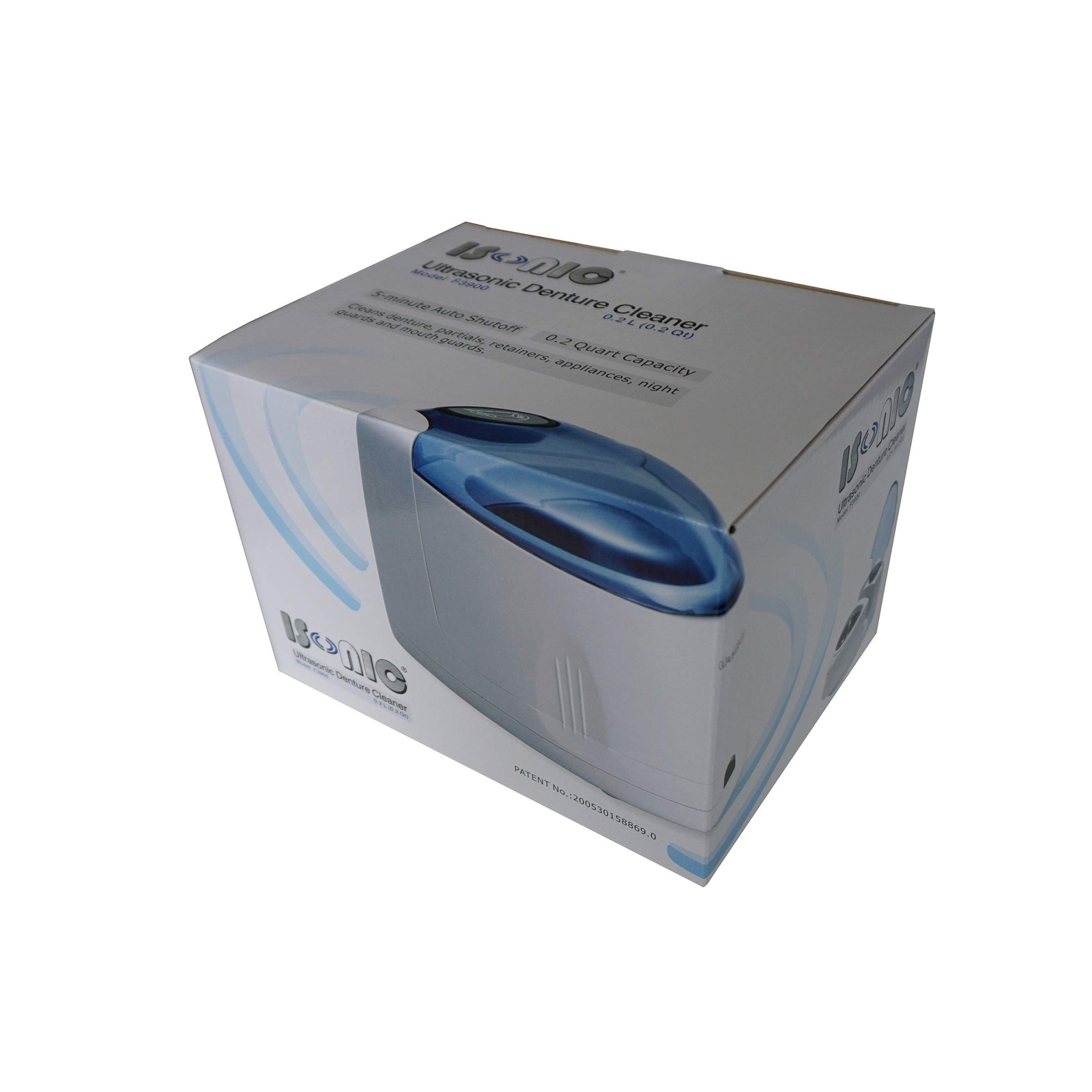 iSonic F3900 Ultrasonic Denture/Aligner/Retainer Cleaner for all dental and s…
