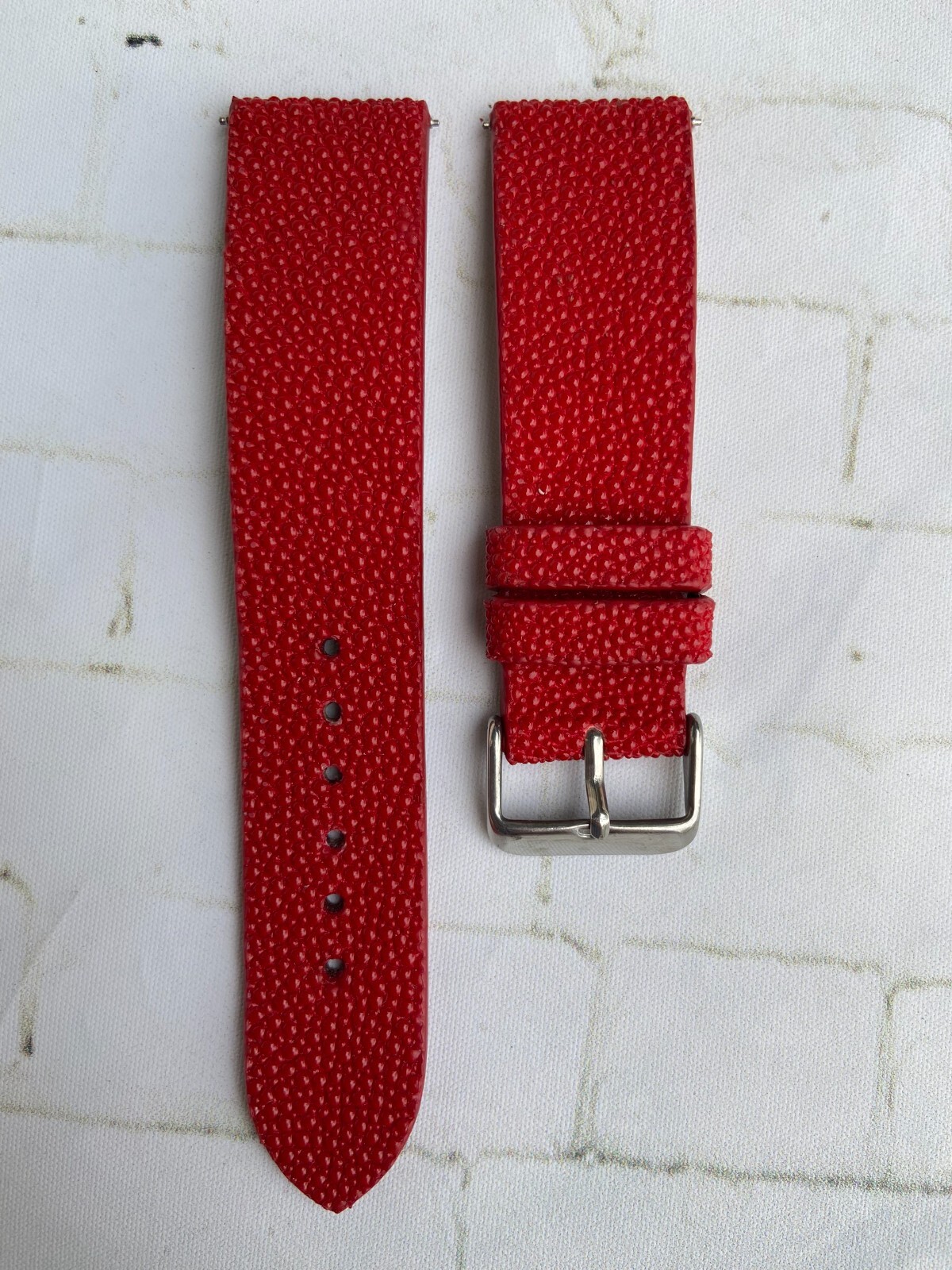 Red Stingray Watch Strap Band 14mm 16mm 18mm 19mm 20mm 21mm 22mm 23mm 24mm 26mm