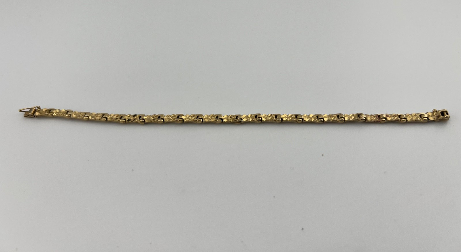 Late 1970’s 14K Gold Nugget Style Bracelet by Michael Anthony Paolombizio