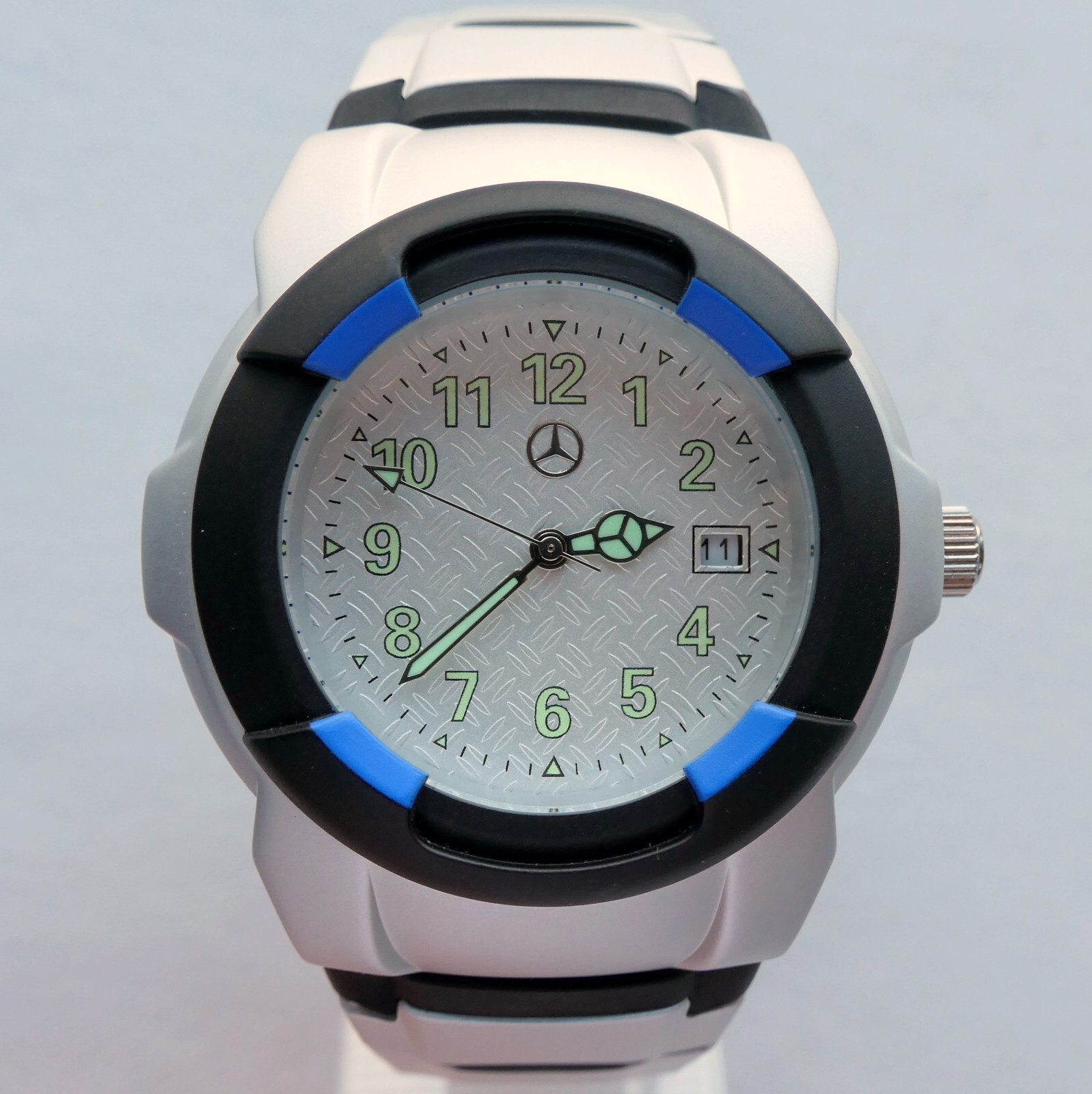Mercedes Benz Drivers Line Classic Car Accessory Racing Sport Light Design Watch